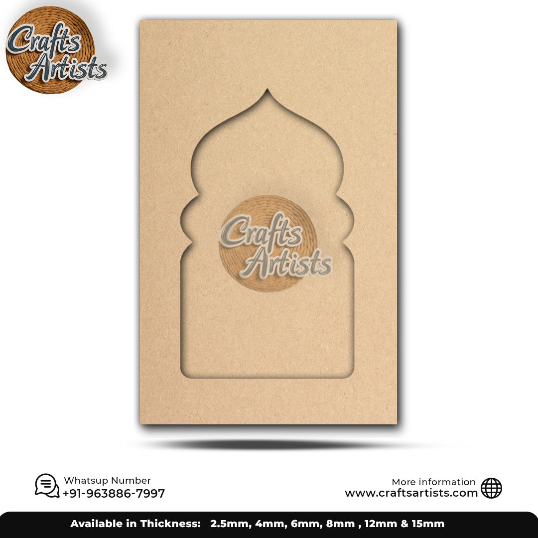 Decorative Jharokha MDF Panel for Home Wall Hanging Design 001