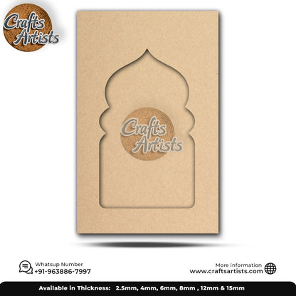 Decorative Jharokha MDF Panel for Home Wall Hanging Design 001
