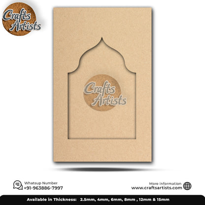 Decorative Jharokha MDF Panel for Home Wall Hanging Design 002