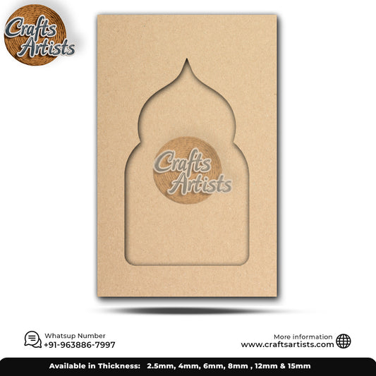 Decorative Jharokha MDF Panel for Home Wall Hanging Design 005