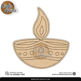 Diya Premarked MDF Laser Cutouts Base | Design-17