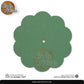 Scalloped Flower Round  MDF HDF Clock Base | Sharp Edge | Waterproof Art & Craft Board | 6mm, 8mm, 12mm & 18mm
