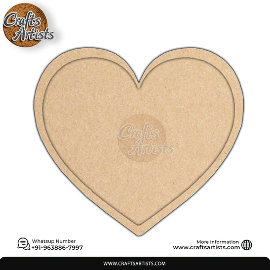 Heart Shape Puzzle MDF Laser Cut Toy | Design-1