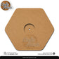 Hexagonal Round MDF HDF Clock Base | Sharp Edge | Waterproof Art & Craft Board | 6mm, 8mm, 12mm & 18mm