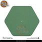 Hexagonal Round MDF HDF Clock Base | Sharp Edge | Waterproof Art & Craft Board | 6mm, 8mm, 12mm & 18mm