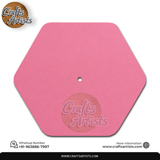 Hexagonal Round MDF HDF Clock Base | Sharp Edge | Waterproof Art & Craft Board | 6mm, 8mm, 12mm & 18mm
