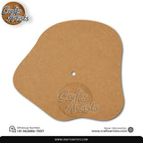 Irregular Circle MDF HDF Clock Base | Sharp Edge | Waterproof Art & Craft Board | 6mm, 8mm, 12mm & 18mm