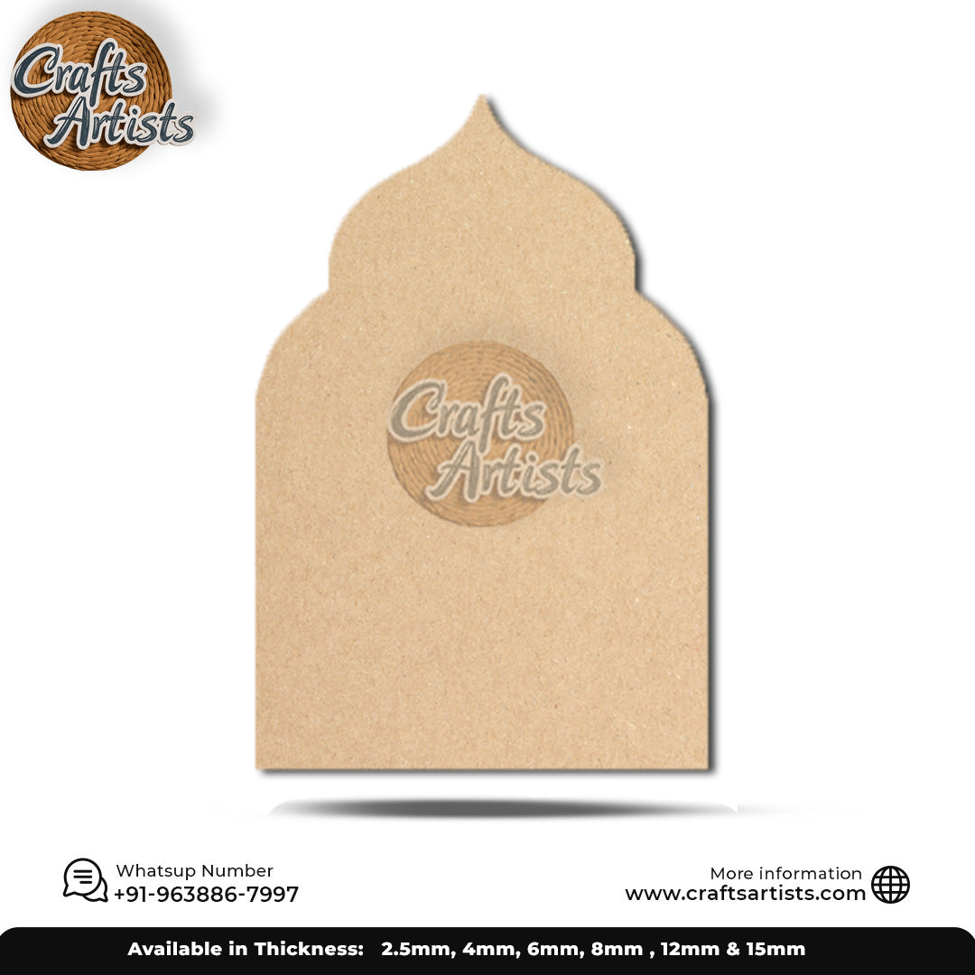 Jharokha Laser Cutout MDF Wall Decor Design 003