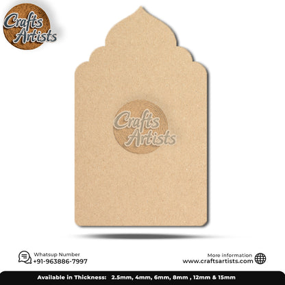 Jharokha Laser Cutout MDF Wall Decor Design 004