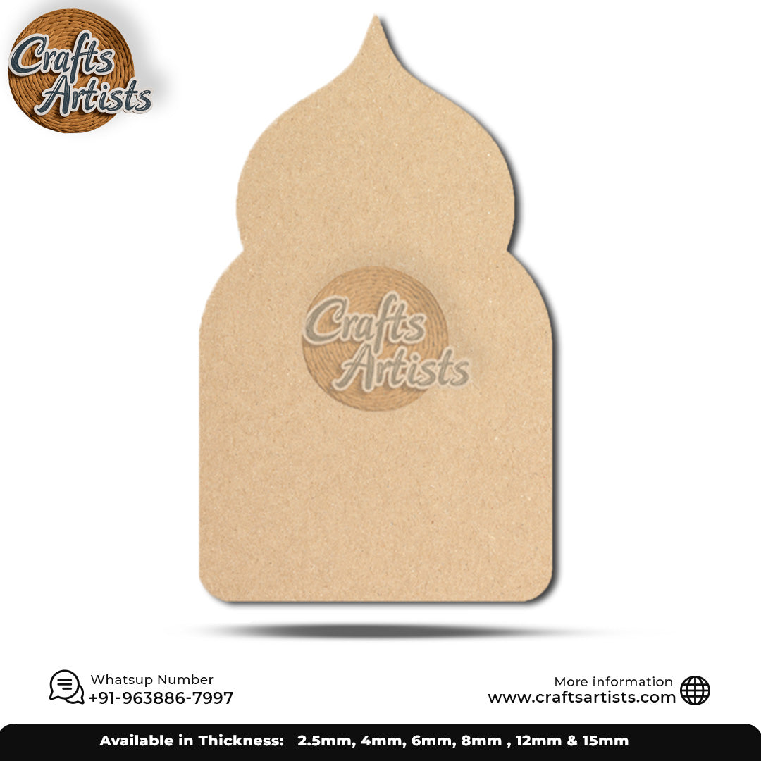 Jharokha Laser Cutout MDF Wall Decor Design 005