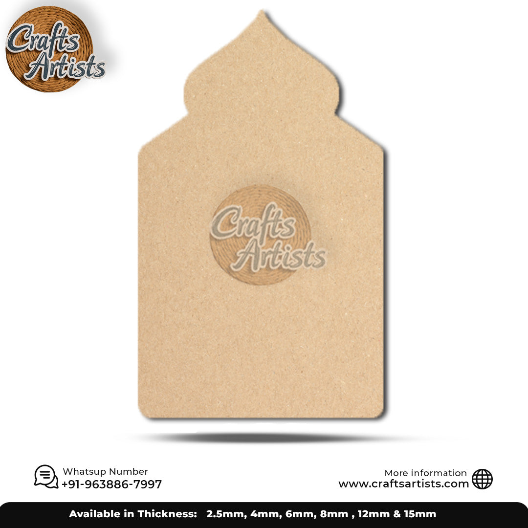 Jharokha Laser Cutout MDF Wall Decor Design 007