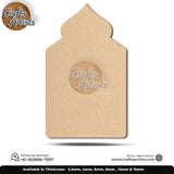 Jharokha Laser Cutout MDF Wall Decor Design 007