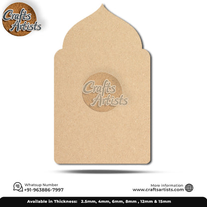 Jharokha Laser Cutout MDF Wall Decor Design 008