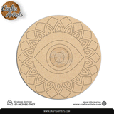 Lippan Premarked Round MDF Laser | Premium Art-Craft Base | Design 17