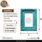 Luxury 3D HDF Wall Frame CNC Cut Design | Decorative Floral Photo & Mirror Frame