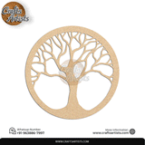 Luxury Round MDF Drink Coaster Set | Laser Cut Pattern Design-37