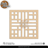 Luxury Square MDF Drink Coaster Set | Laser Cut Pattern Design-2