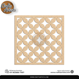 Luxury Square MDF Drink Coaster Set | Laser Cut Pattern Design-5