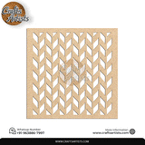 Luxury Square MDF Drink Coaster Set | Laser Cut Pattern Design-7