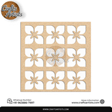 Luxury Square MDF Drink Coaster Set | Laser Cut Pattern Design-9