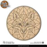 Mandala Premarked Round MDF Base Design 17
