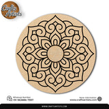 Mandala Premarked Round MDF Base Design 5