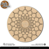 Mandala Premarked Round MDF Base Design 6