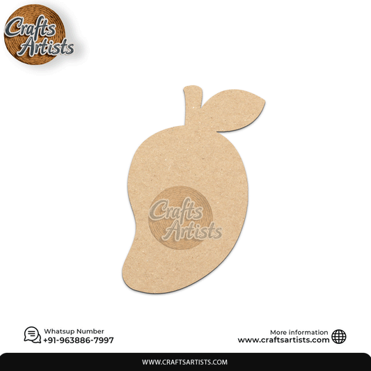Mengo MDF Laser Cut Fridge Magnet Plain Base Design-18