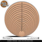 Round MDF Wooden Board for Crafts | Smooth Surface DIY Base | Multi-Purpose Craft Circle