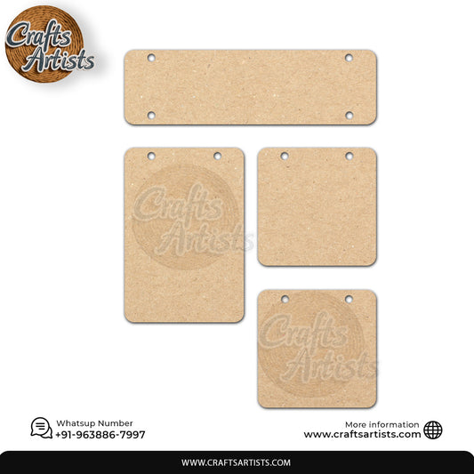 MDF Wall Hanging Plaque Laser Cut Design 019