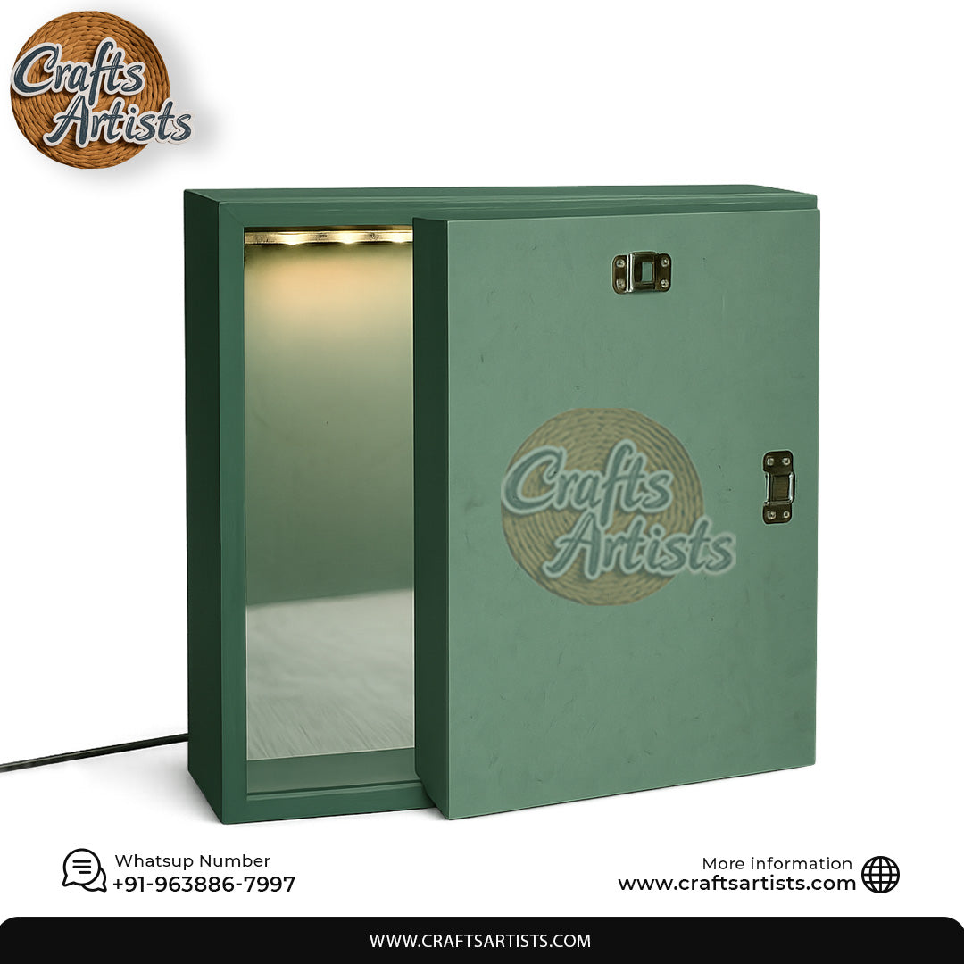 modern shadow box display frame with led light design-1