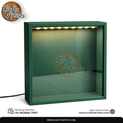 modern shadow box display frame with led light design-1