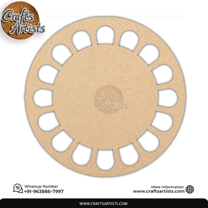Premium Mirror MDF Board Base | Laser Cutout for Decoration Design-10