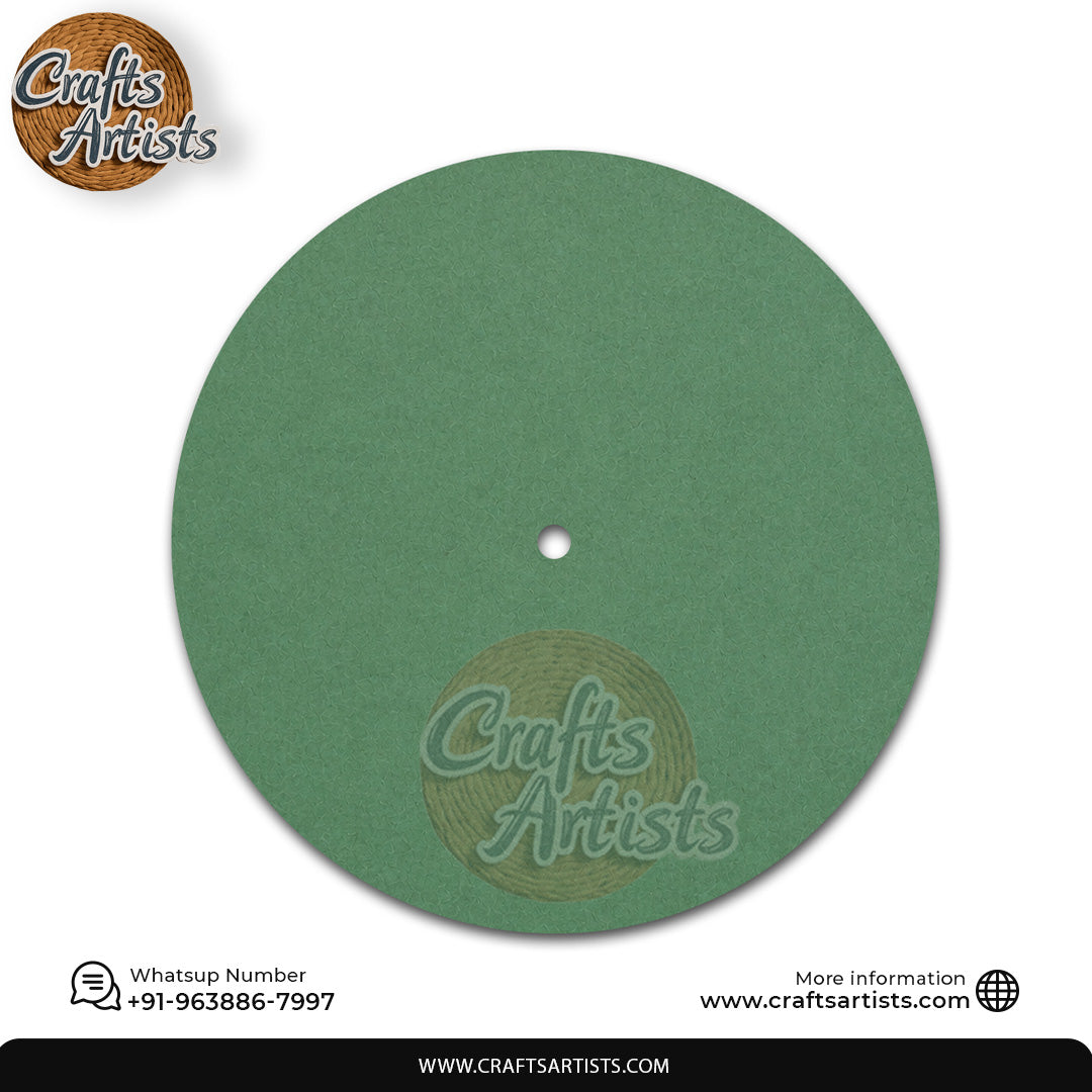 Premium Round MDF HDF Clock Base | Sharp Edge | Waterproof Art & Craft Board | 6mm, 8mm, 12mm & 18mm