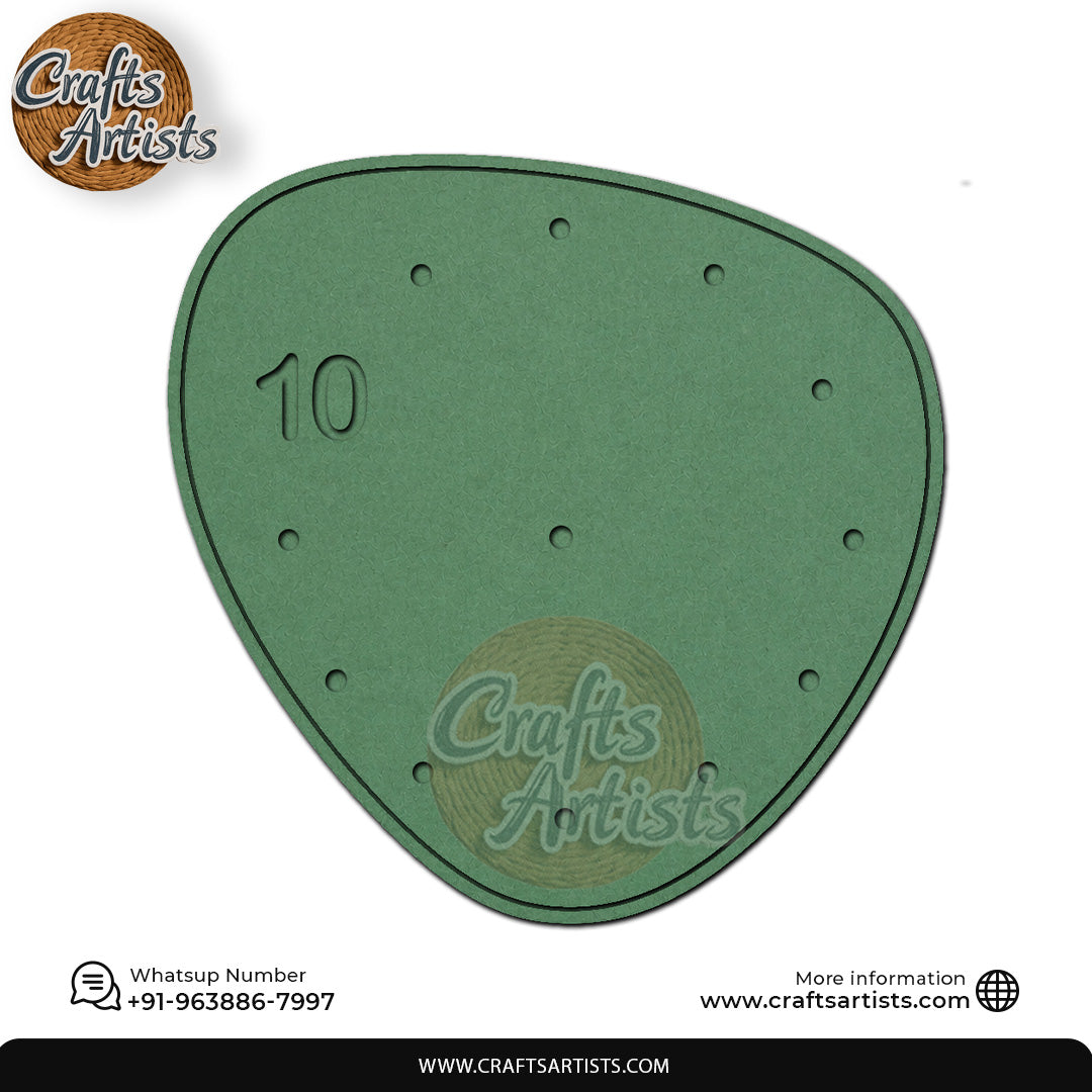 CrossEgg MDF HDF Clock Base | Sharp Edge | Waterproof Art & Craft Board | 6mm, 8mm, 12mm & 18mm