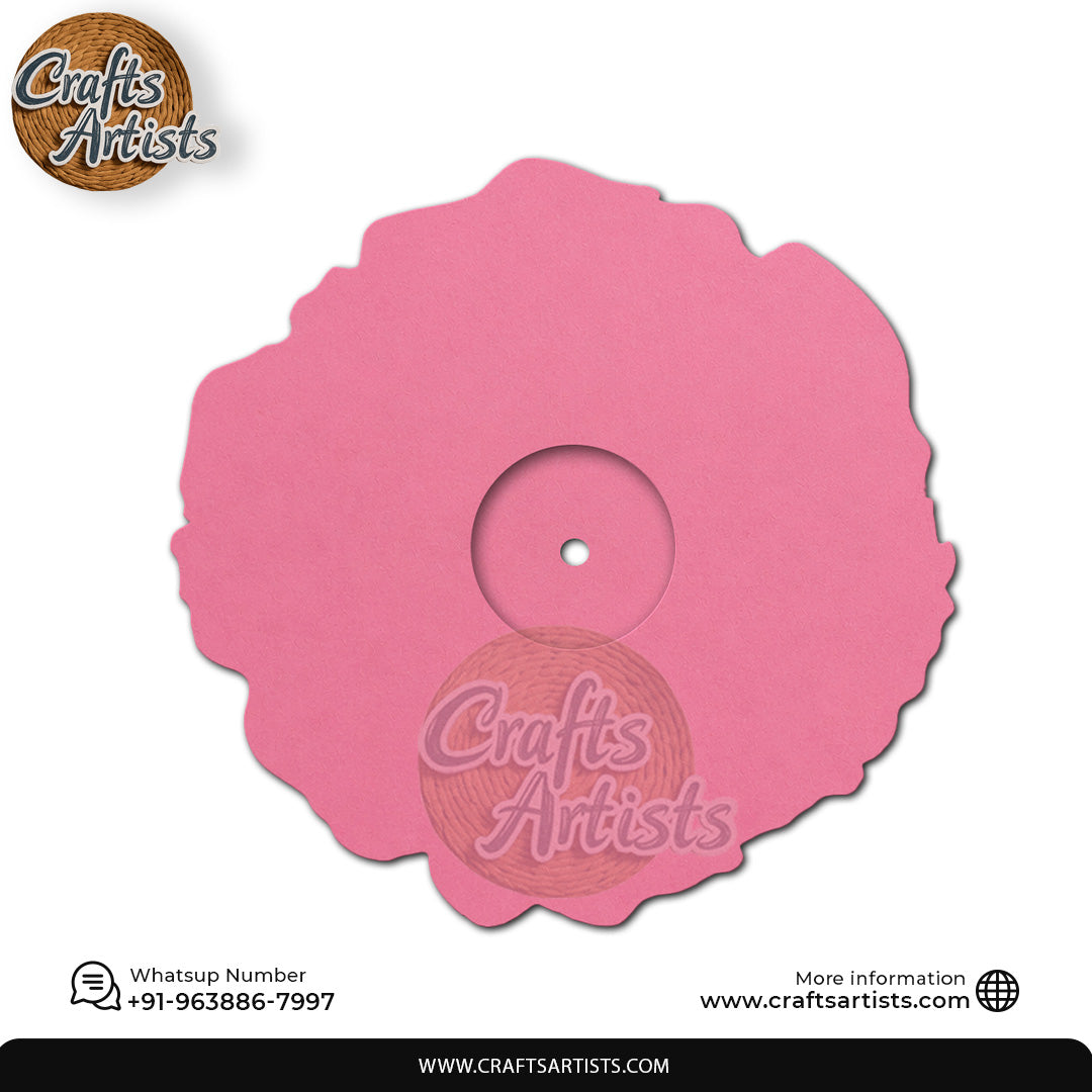 Round Geode MDF HDF Clock Base | Sharp & Rounded Edge | Waterproof Art & Craft Board | 6mm, 8mm, 12mm & 18mm