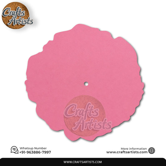 Round Geode MDF HDF Clock Base | Sharp & Rounded Edge | Waterproof Art & Craft Board | 6mm, 8mm, 12mm & 18mm