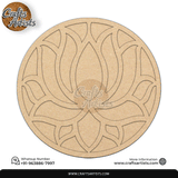 Rangoli Laser Cut Outs MDF | Elegant Floral Mandala Design-11