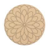 Rangoli Laser Cut Outs MDF | Elegant Floral Mandala Design-7