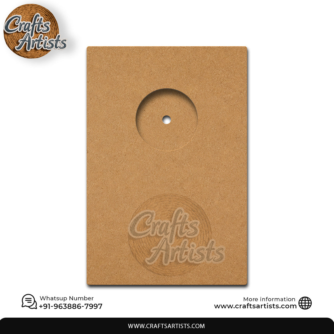 Lamb Chauras MDF HDF Clock Base | Sharp & Rounded Edge | Waterproof Art & Craft Board | 6mm, 8mm, 12mm & 18mm