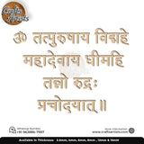 Shiva-Mantra-Rudra Gayatri  MDF Acrylic Cutout Design -3